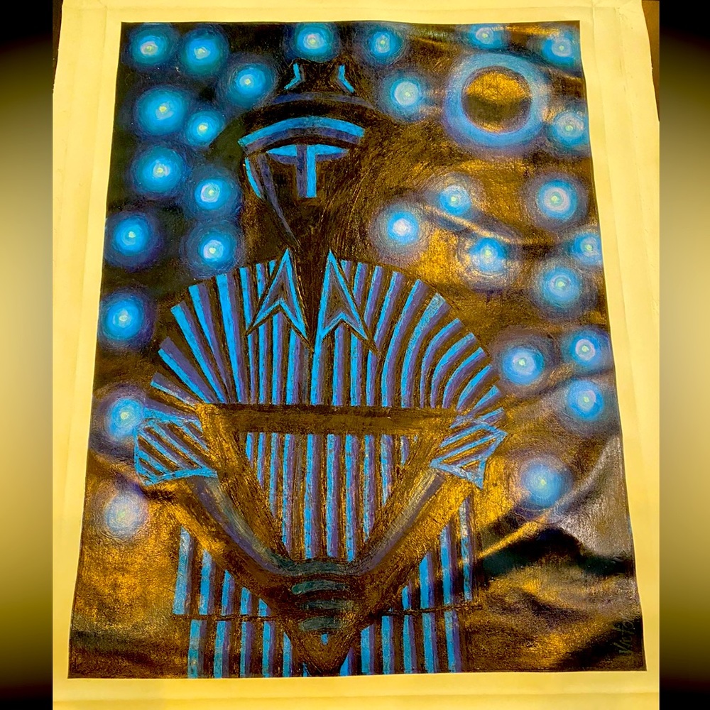 Victor Vega Postwar & Contemporary Art Oil On Canvas